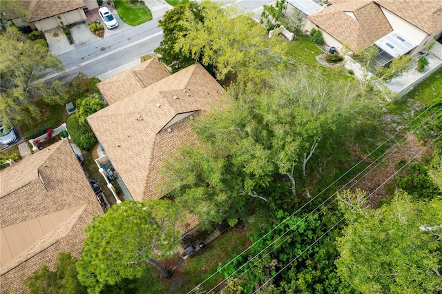 birds eye view of property featuring a residential view