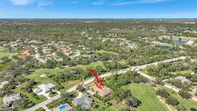 7003 River Club Blvd, Bradenton, FL 34202 - aerial view of property's location with a golf club, a nearby body of water, and nearby suburban area