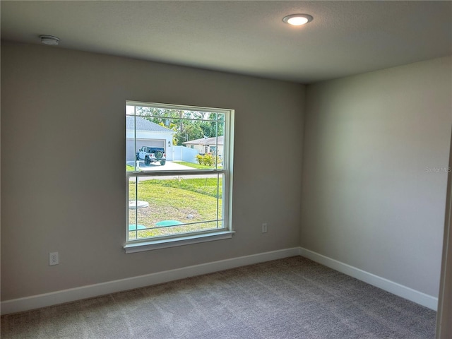 carpeted empty room with plenty of natural light