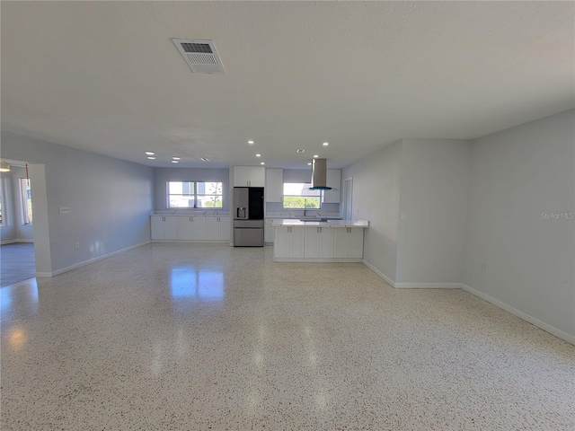 view of unfurnished living room