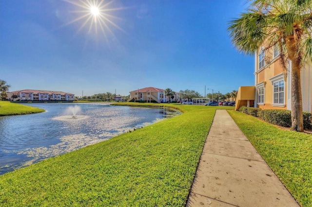 property view of water