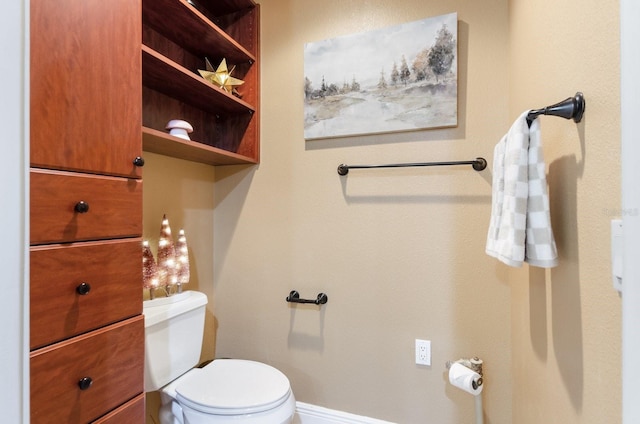 5209 Manorwood Dr Unit 3A, Sarasota, FL 34235 - bathroom with toilet and baseboards