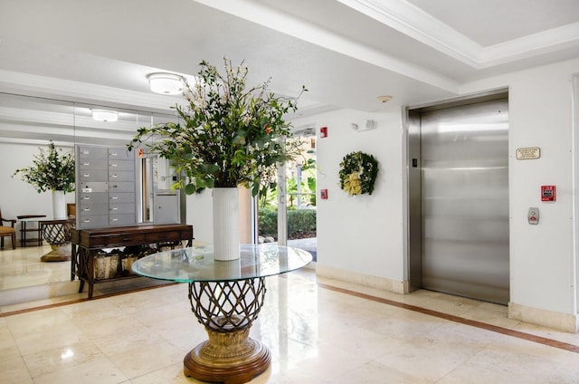 5209 Manorwood Dr Unit 3A, Sarasota, FL 34235 - lobby featuring ornamental molding