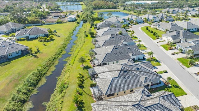 7525 Alumni Trl, Sarasota, FL 34243 - aerial perspective of suburban area featuring a nearby body of water