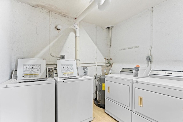 laundry area featuring independent washer and dryer