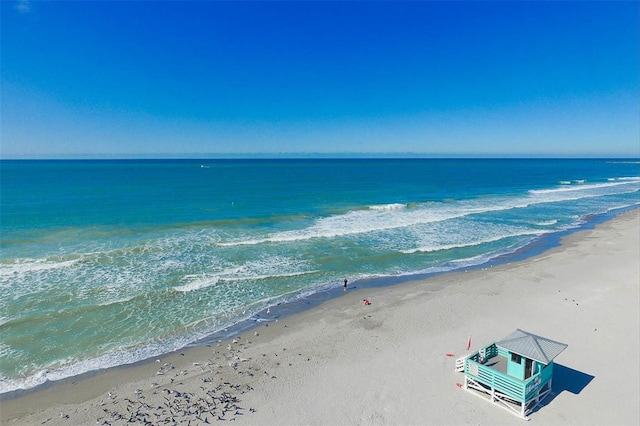 water view featuring a view of the beach