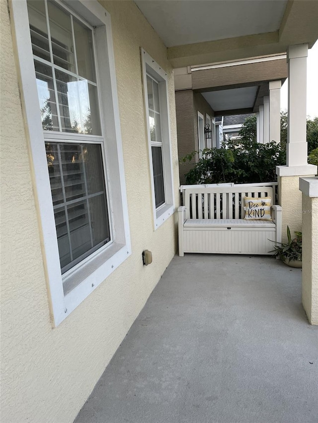 view of patio / terrace with covered porch