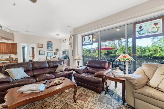 view of living room