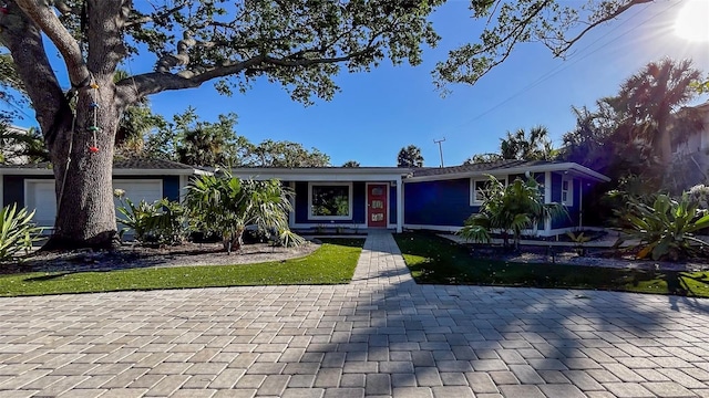 view of ranch-style home