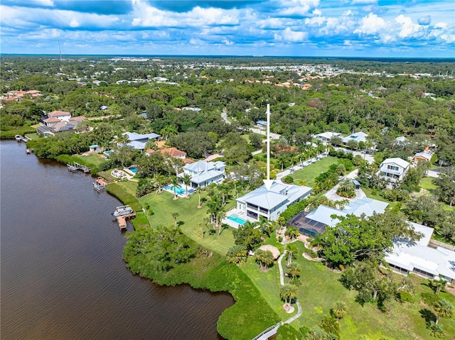 931 Bayshore Rd, Nokomis, FL 34275 - aerial perspective of suburban area with a nearby body of water