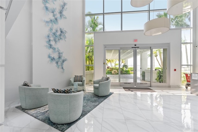888 Blvd Of The Arts Unit 1705, Sarasota, FL 34236 - community lobby with a high ceiling