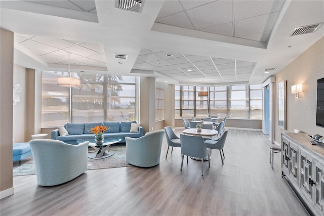 888 Blvd Of The Arts Unit 1705, Sarasota, FL 34236 - common area with a paneled ceiling