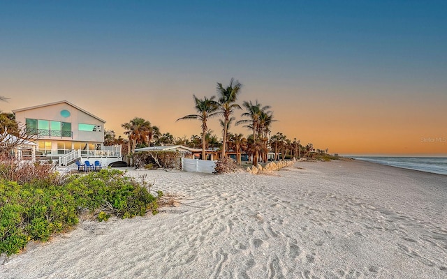 681 Casey Key Rd, Nokomis, FL 34275 - water view with local beach