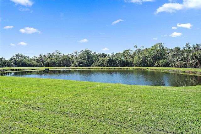 view of water feature