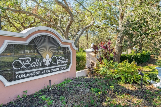 view of community / neighborhood sign