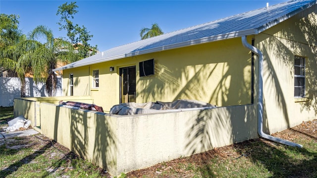 view of rear view of property