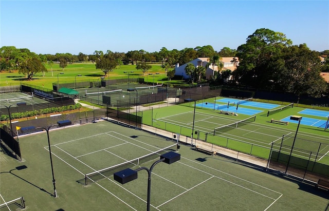 view of sport court