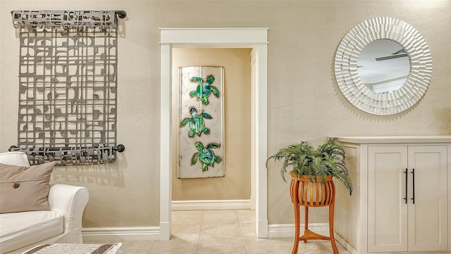 bathroom featuring tile patterned floors