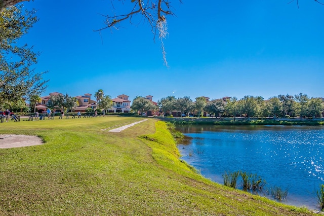 property view of water