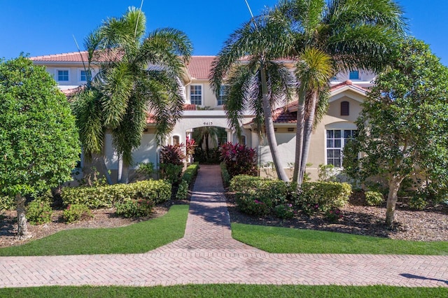 view of mediterranean / spanish house