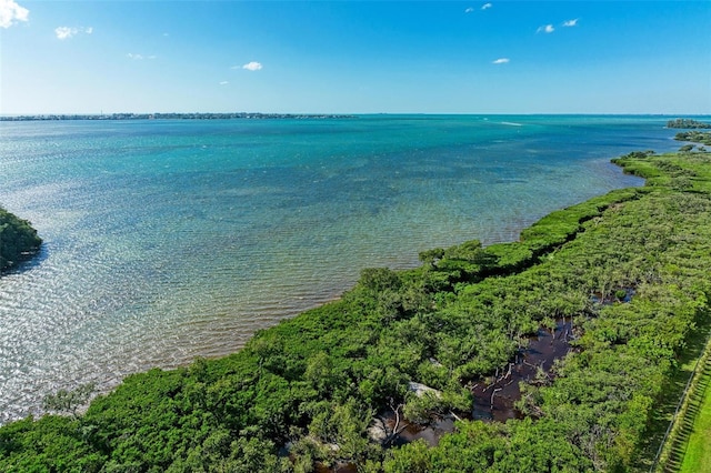 exterior space featuring a water view