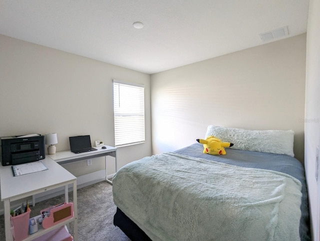 bedroom featuring carpet flooring