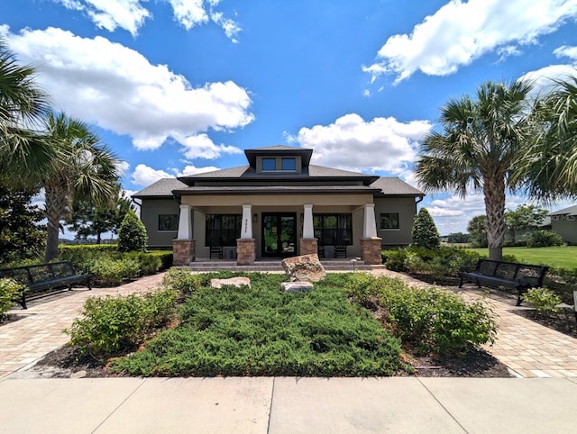 view of front of home featuring a porch