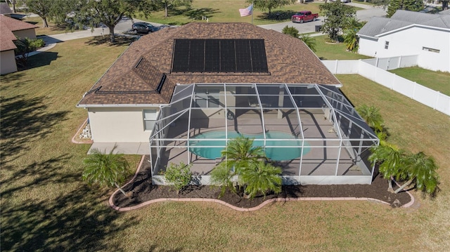 4569 35th Avenue Cir E, Palmetto, FL 34221 - aerial view of property and surrounding area featuring a pool area