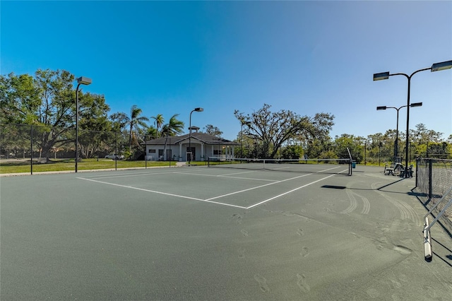 view of sport court