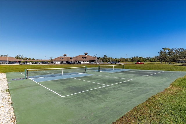 view of tennis court