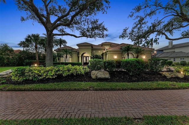 view of mediterranean / spanish-style home