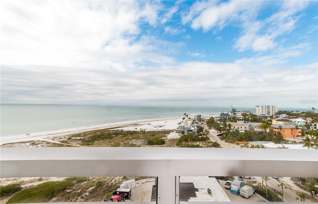 water view with a beach view