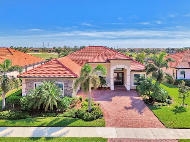 view of mediterranean / spanish home