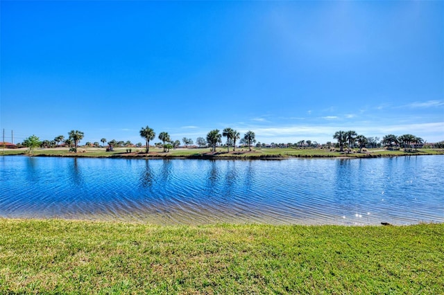 view of water feature