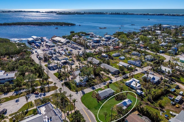 4420 119th St W, Cortez, FL 34215 - aerial view of property's location with a large body of water