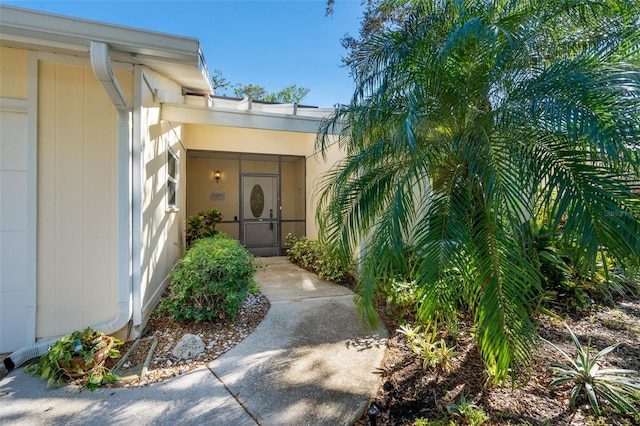 view of entrance to property