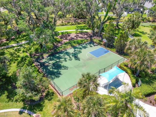 view of basketball court