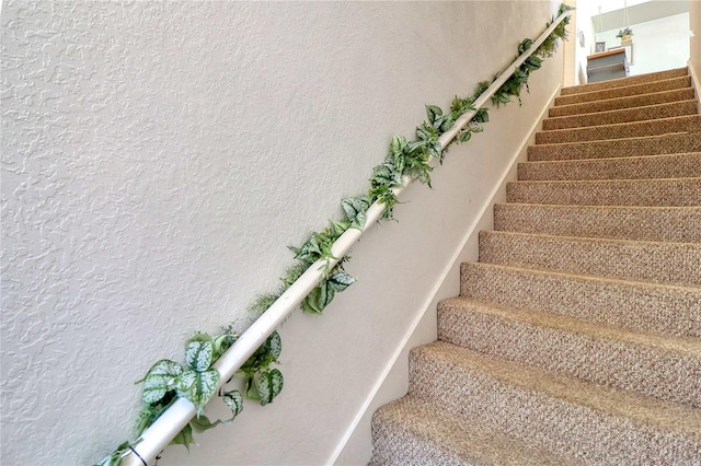 view of staircase