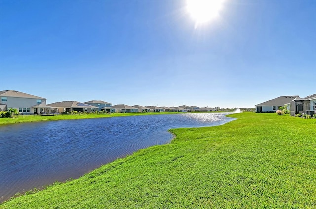 view of water feature