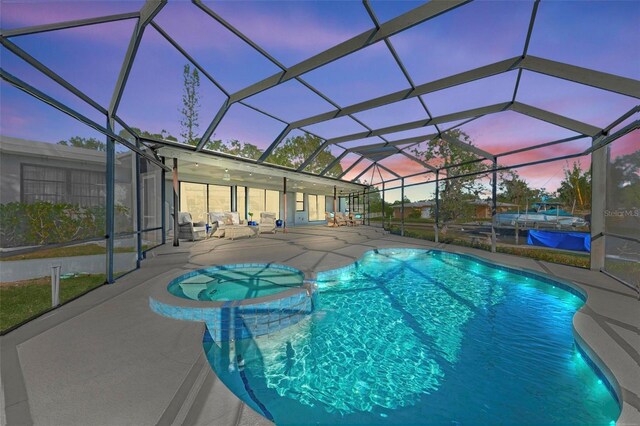 608 69th Ave W, Bradenton, FL 34207 - swimming pool with a patio area and an outdoor hangout area