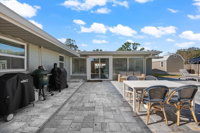 view of patio / terrace with grilling area