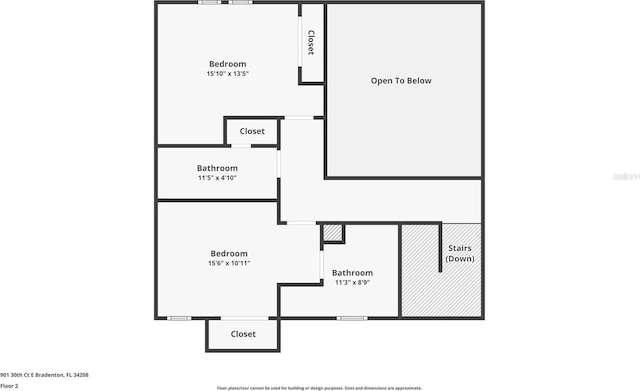 901 30th Ct E, Bradenton, FL 34208 - view of home floor plan