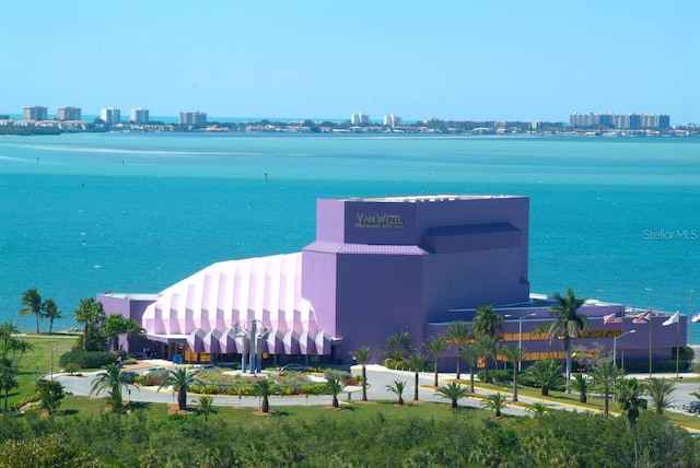 view of water feature