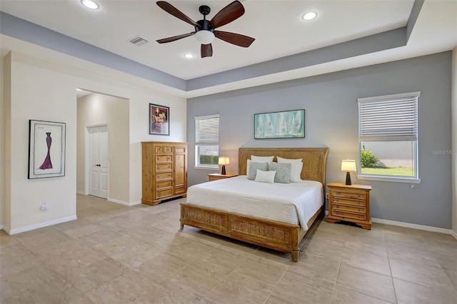 17113 1st Dr E, Bradenton, FL 34212 - bedroom with ceiling fan