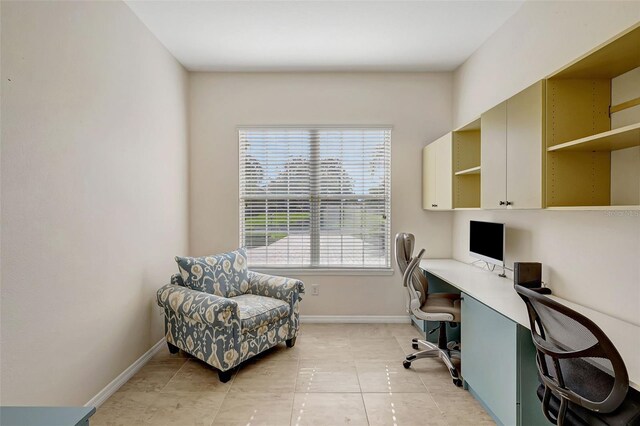 17113 1st Dr E, Bradenton, FL 34212 - home office with light tile patterned flooring