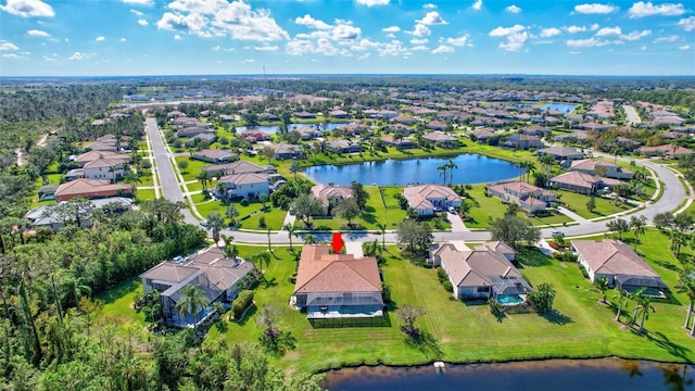 17113 1st Dr E, Bradenton, FL 34212 - bird's eye view featuring a water view