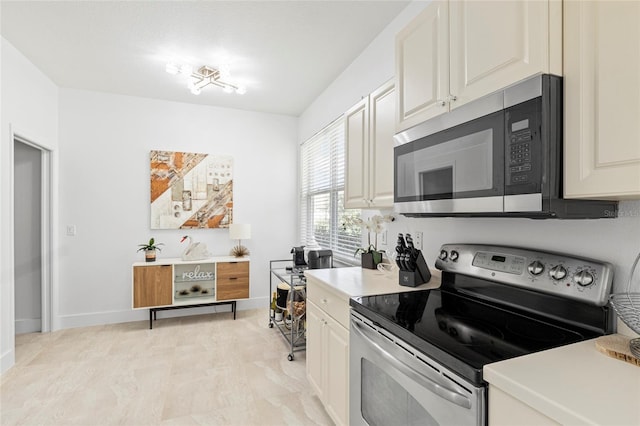 kitchen with stainless steel appliances