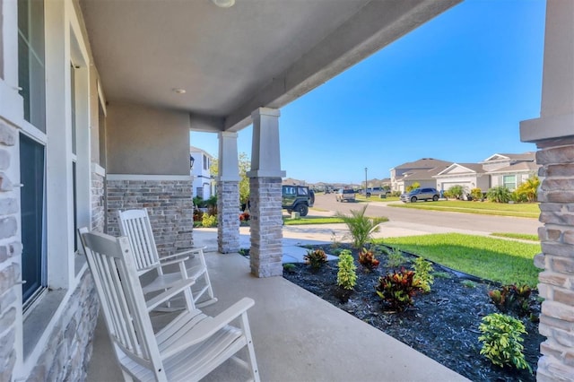 view of patio / terrace featuring a porch