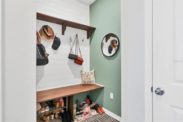 view of mudroom