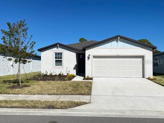 ranch-style house with a garage